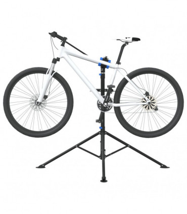 vidaXL Bike Repair Stand Foldable Adjustable 108-188 cm Blue Steel