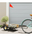 vidaXL Bike Trailer Black 122x53x28 cm Iron