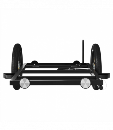 vidaXL Bike Trailer Black 122x53x28 cm Iron