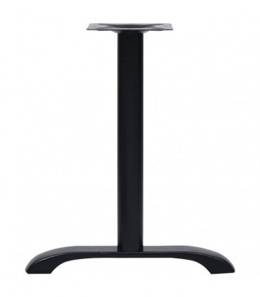 vidaXL Bistro Table Legs 2 pcs Black 61x8x72 cm Cast Iron