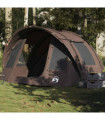 vidaXL Fishing Tent 2-Person Brown Waterproof