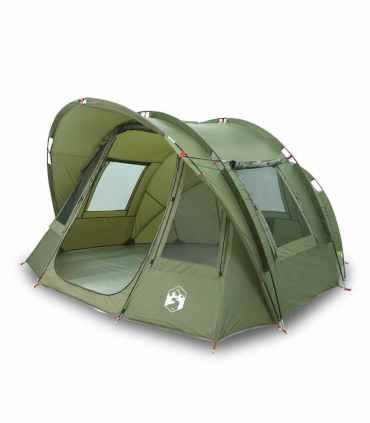 vidaXL Fishing Tent 2-Person Olive Green Waterproof