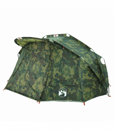 vidaXL Fishing Tent 5-Person Camouflage Waterproof