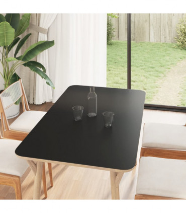 vidaXL Furniture Sticker Self-Adhesive Matte Black 90x500 cm PVC