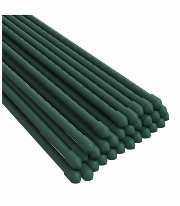 vidaXL Garden Plant Stakes 30 pcs Green 150 cm Steel