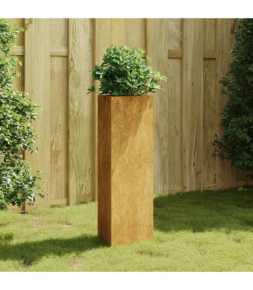 vidaXL Garden Planter 30x26x75 cm Corten Steel