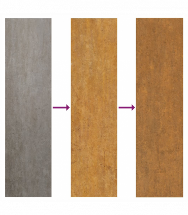 vidaXL Garden Planter 30x26x75 cm Corten Steel