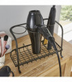 Freestanding Hair Dryer & Straighteners Holder Storage Stand Cable Tidy in Graphite