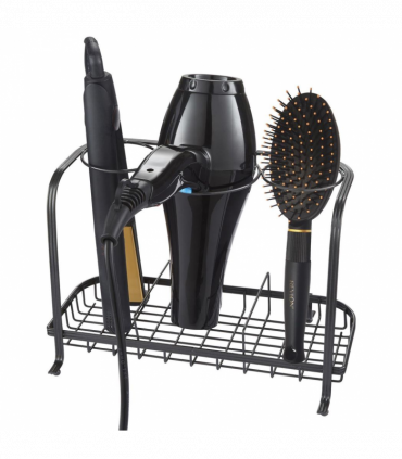 Freestanding Hair Dryer & Straighteners Holder Storage Stand Cable Tidy in Graphite