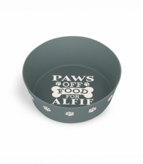 Pre-personalised Recycled Dog Bowl - Alfie