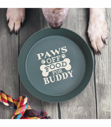 Pre-personalised Recycled Dog Bowl - Buddy