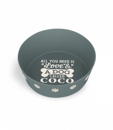 Pre-personalised Recycled Dog Bowl - Coco