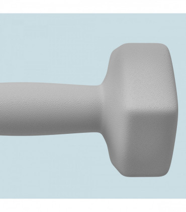 SPORTNOW Set of 2 Hexagonal Dumbbells Weights Pair, 2 x 6kg, Grey