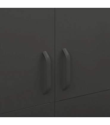 Wardrobe Anthracite 90x50x180 cm Steel