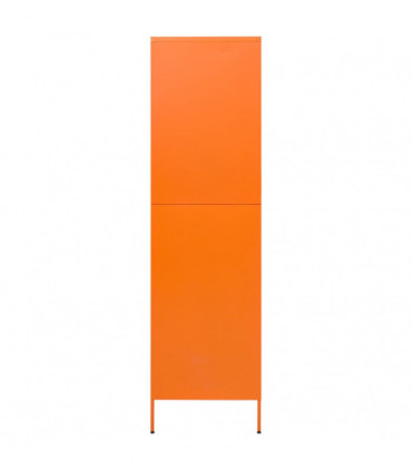 Wardrobe Orange 90x50x180 cm Steel