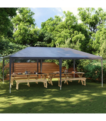 vidaXL Professional Party Tent 4x6 m Anthracite 90 g/m²