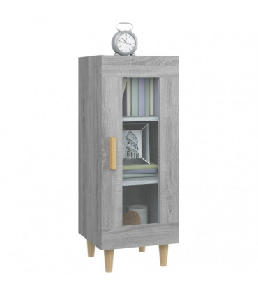 Sideboard Grey Sonoma 34.5x34x90 cm Engineered Wood