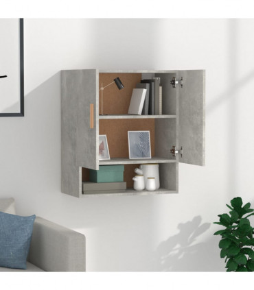 Wall Cabinet Concrete Grey 60x31x70 cm Engineered Wood