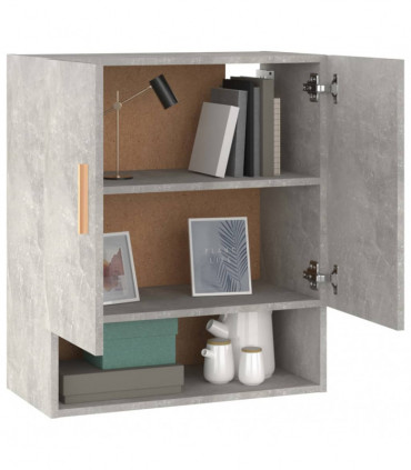 Wall Cabinet Concrete Grey 60x31x70 cm Engineered Wood