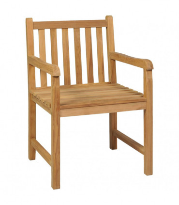 vidaXL 3 Piece Garden Dining Set Solid Teak Wood