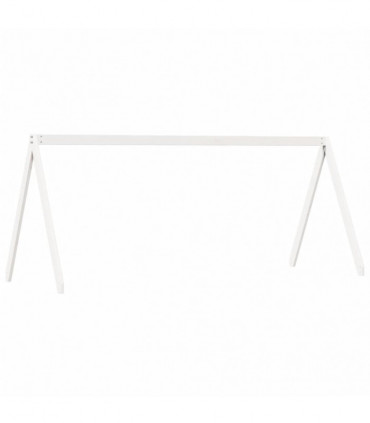 vidaXL Kids' Bed Roof White 199x80.5x88 cm Solid Wood Pine