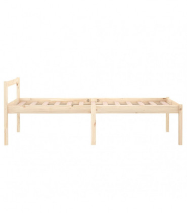 Bed Frame Solid Wood Pine 90x200 cm