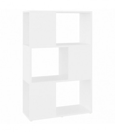 Book Cabinet Room Divider White 60x24x94 cm Engineered Wood
