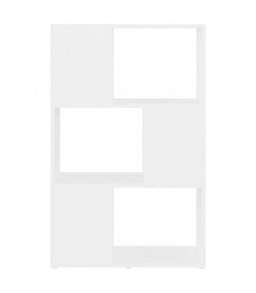 Book Cabinet Room Divider White 60x24x94 cm Engineered Wood