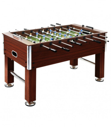Football Table Steel 60 kg 140x74.5x87.5 cm Brown