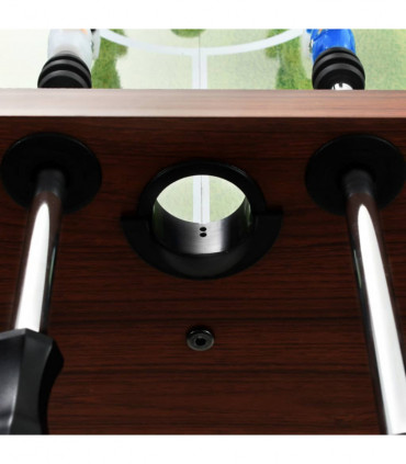 Football Table Steel 60 kg 140x74.5x87.5 cm Brown