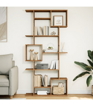 vidaXL Book Cabinet Artisian Oak 92x29x188 cm Engineered Wood