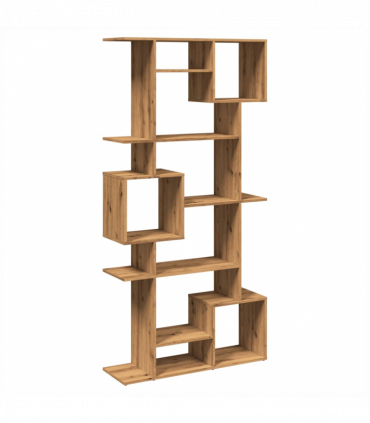 vidaXL Book Cabinet Artisian Oak 92x29x188 cm Engineered Wood