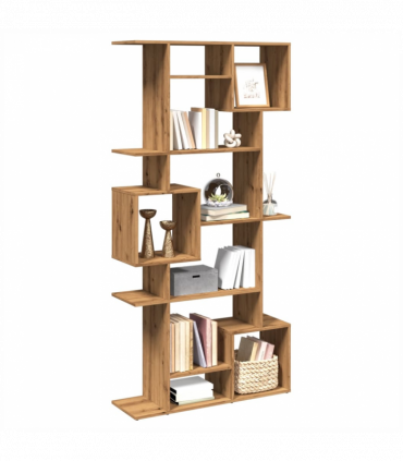 vidaXL Book Cabinet Artisian Oak 92x29x188 cm Engineered Wood