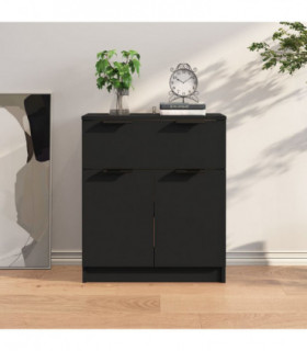 Sideboard Black 60x30x70 cm Engineered Wood