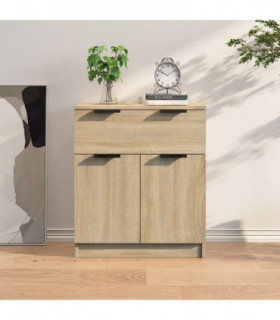 Sideboard Sonoma Oak 60x30x70 cm Engineered Wood