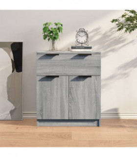 vidaXL Sideboard Grey Sonoma 60x30x70 cm Engineered Wood