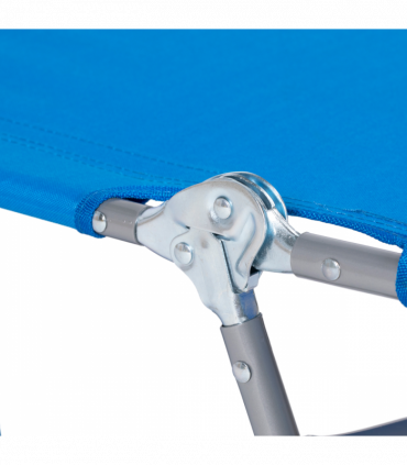 Beach Chaise Lounge Face Cavity Portable Sun Lounger, Reclining Adjust Blue