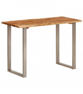 vidaXL Dining Table 110x50x76 cm Solid Wood Acacia