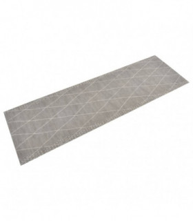 vidaXL Kitchen Rug Washable Rhombus 60x180 cm Velvet