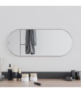 vidaXL Wall Mirror Silver 60x25 cm Oval