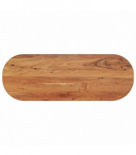 vidaXL Table Top 110x40x2.5 cm Oval Solid Wood Acacia