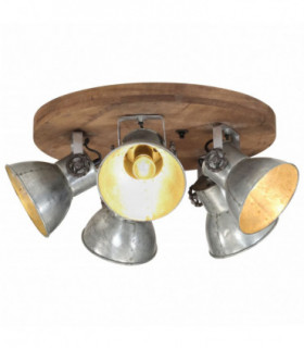 vidaXL Ceiling Lamp 25 W Vintage Silver 50x50x25 cm E27