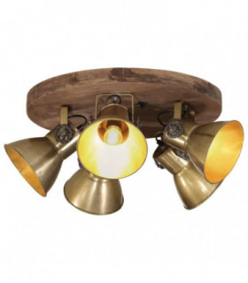 vidaXL Ceiling Lamp 25 W Antique Brass 50x50x25 cm E27