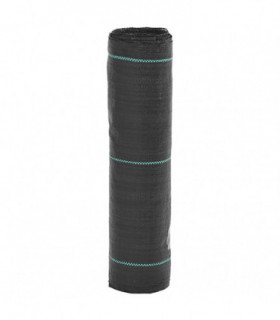 vidaXL Weed Membrane Black 0.5x25 m PP