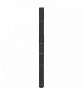 vidaXL Weed Membrane Black 1.5x100 m PP