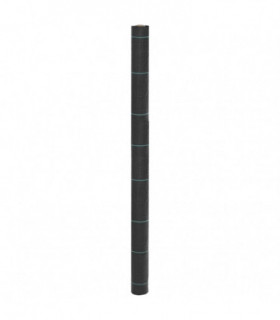 vidaXL Weed Membrane Black 1.5x200 m PP