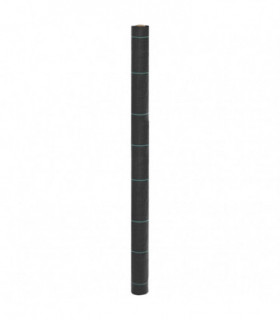 vidaXL Weed Membrane Black 1.5x50 m PP