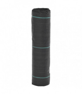 vidaXL Weed Membrane Black 0.5x100 m PP