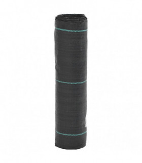 vidaXL Weed Membrane Black 0.5x200 m PP