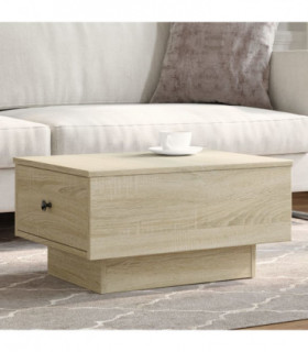 vidaXL Coffee Table Sonoma Oak 60x45x31 cm Engineered Wood